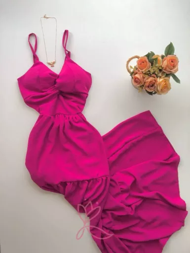 Vestido Longo - Eloá - Pink