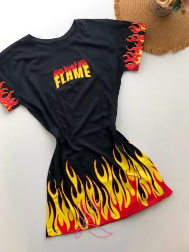 Blusão Preto - Flame