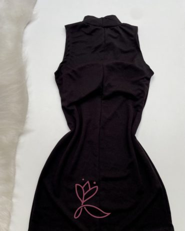 jeitodemulher_shop conjunto lazinha trico vestido cardigan preto